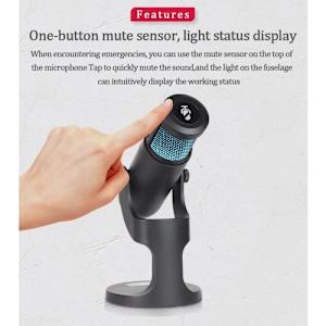 Jmary MC-PW9 RGB USB recording Microphone
