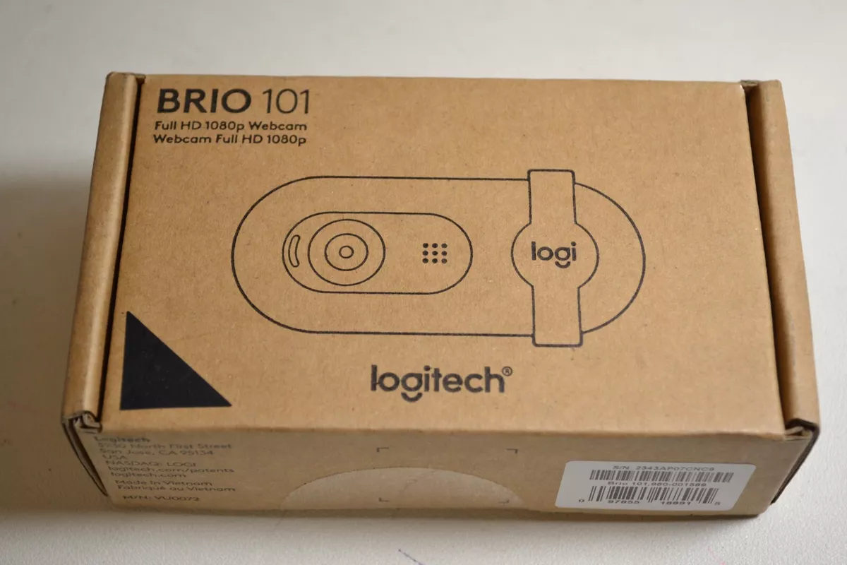 Logitech full HD 1080p webcam VU0072 Brio 101 960-001589