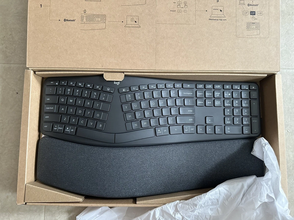 Logitech ERGO K860 Wireless Keyboard - Black
