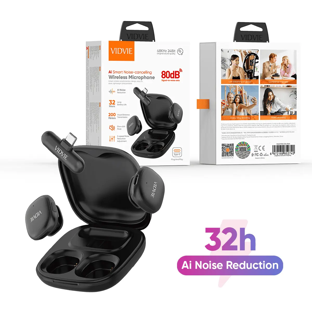 Vidvie MC02 wireless microphone